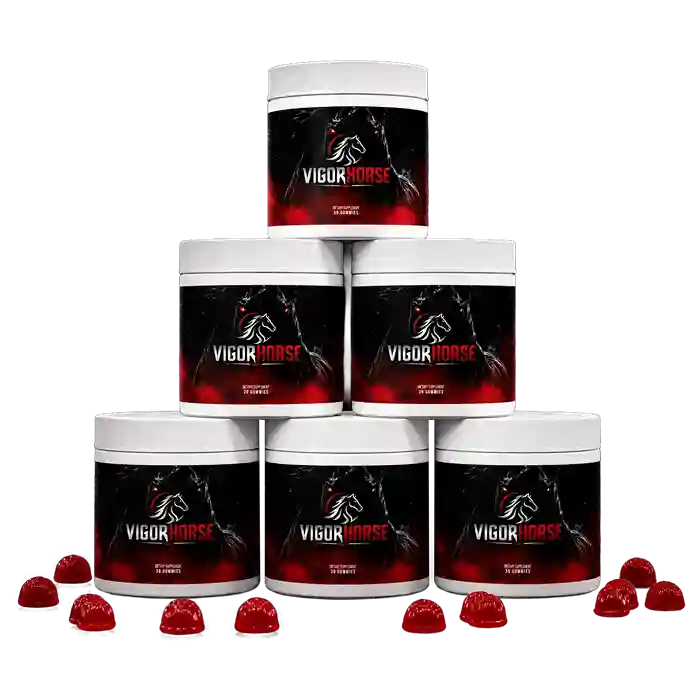 VigorHorse 6-bottle best value pack with 60-day money-back guarantee